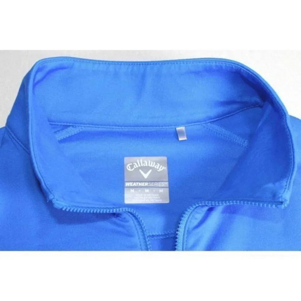 CALLAWAY Weather Series Society of Seniors 1/4 Zip L/S Golf‎ Jacket Men's Medium